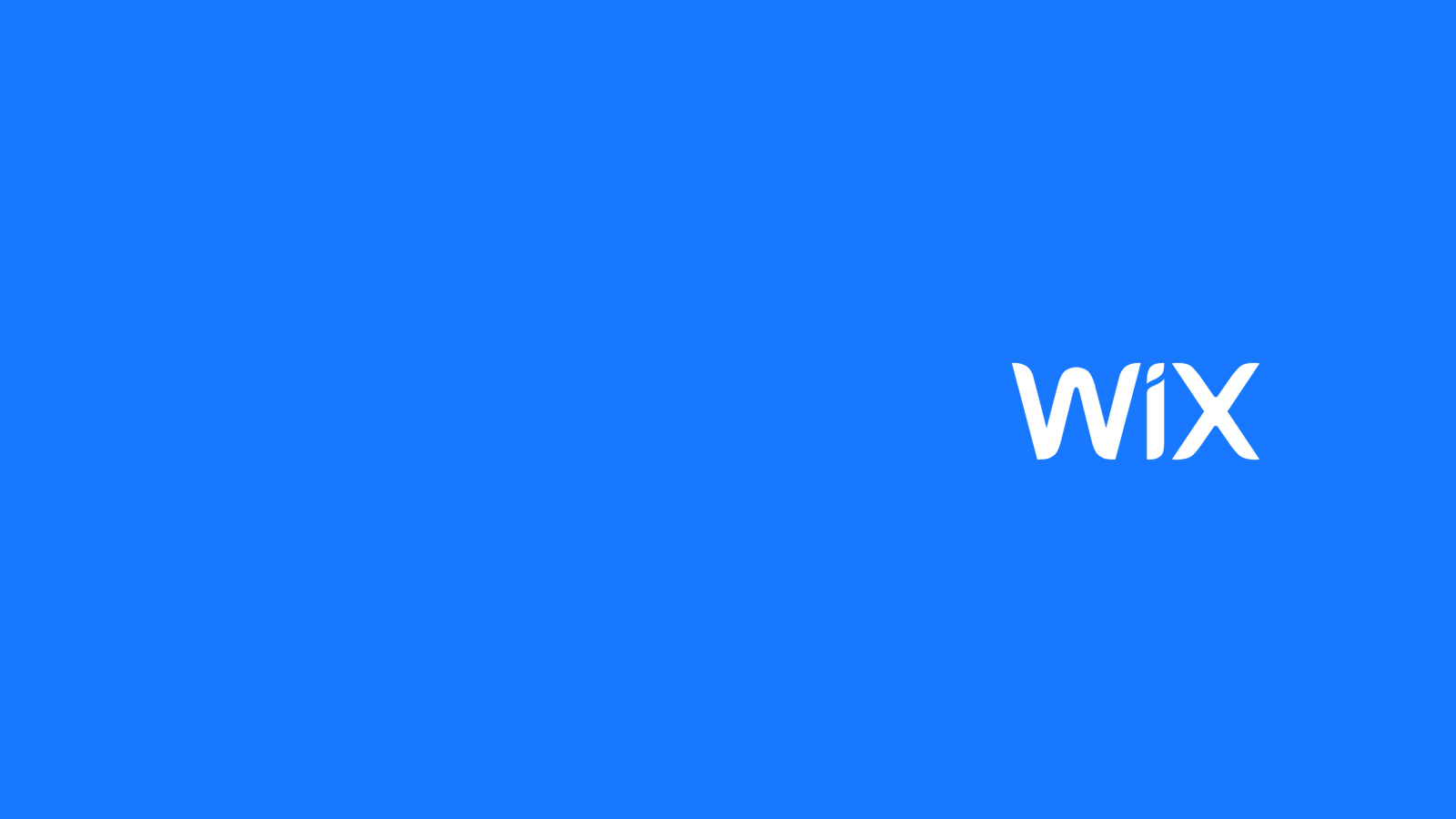 Wix logo.